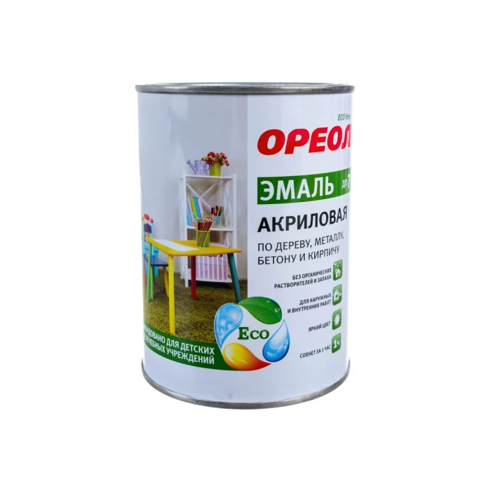 Акриловая эмаль Ореол (база С; глянцевая; 0.8 кг) 77904