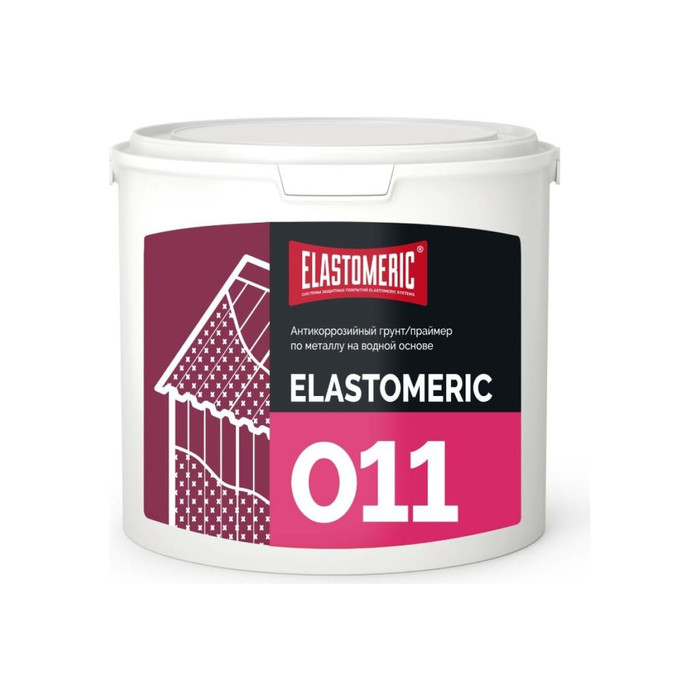 Антикоррозийная грунтовка по металлу Elastomeric Systems ELASTOMERIC 011 Rust 3 кг 11003