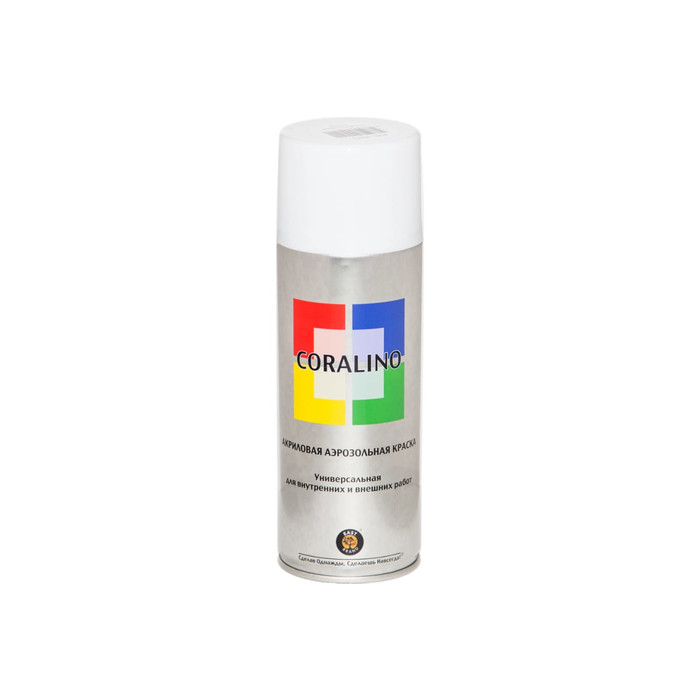 Аэрозольная краска CORALINO RAL9003 Белый Глянцевый С19003