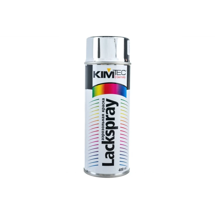 Аэрозольная краска KIM TEC металлик-серебро 400 мл 11587808