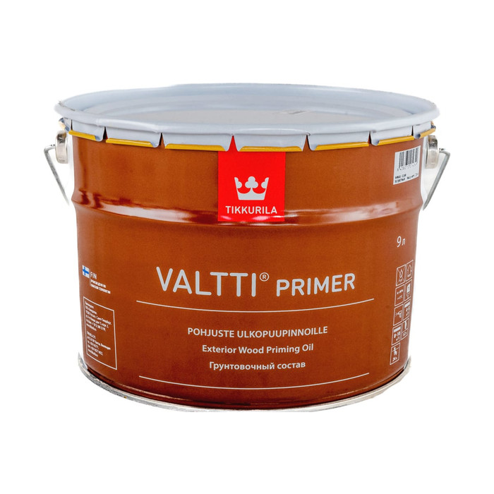 Грунт антисептик TIKKURILA VALTTI PRIMER, содержащий масло 9л 505000160