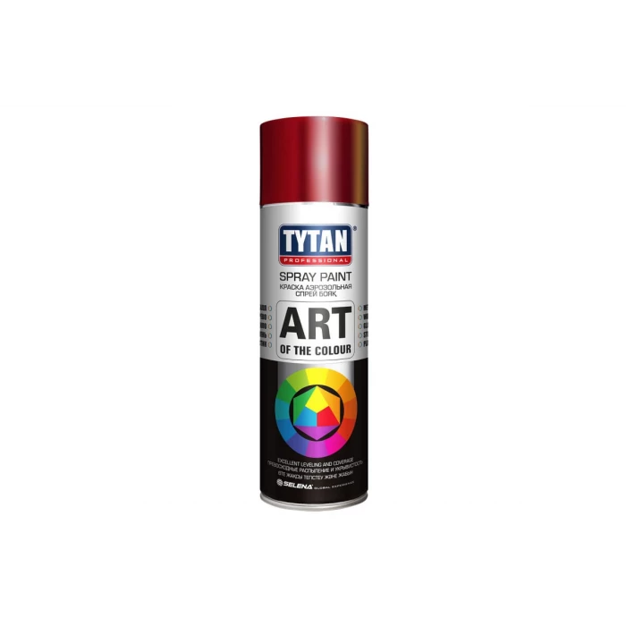 Аэрозольная краска TYTAN PROFESSIONAL ART OF THE COLOUR RAL3005, красное вино 400мл 95049