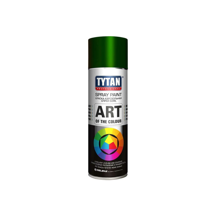 Аэрозольная краска TYTAN PROFESSIONAL ART OF THE COLOUR RAL6005, темно-зеленая 400мл 93687