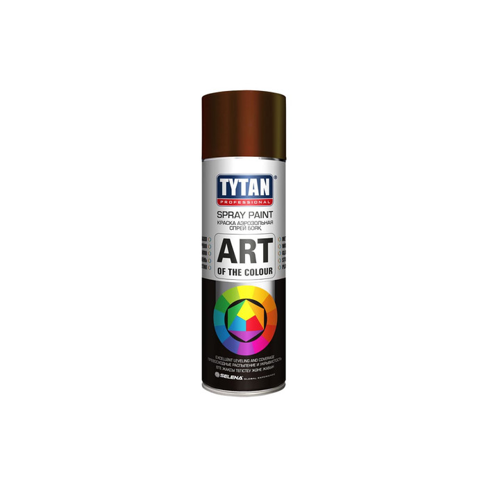 Аэрозольная краска TYTAN PROFESSIONAL ART OF THE COLOUR RAL8017, коричневая 400мл 93748
