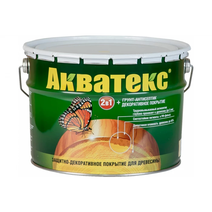 Грунт-антисептик Акватекс ваниль 10 л 135087