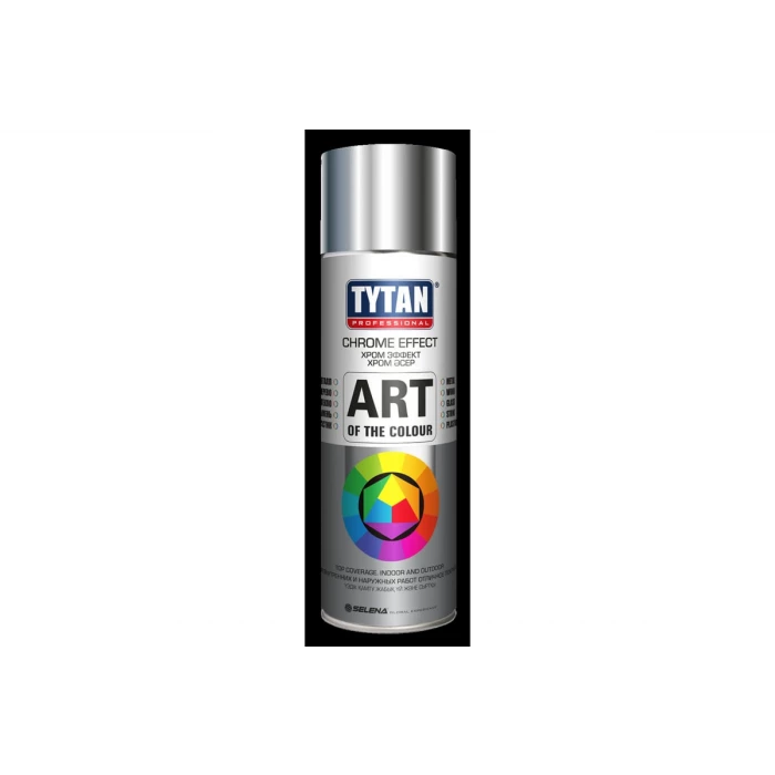 Аэрозольная краска TYTAN PROFESSIONAL ART OF THE COLOUR хром 400мл 64745