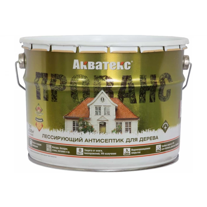 Грунт-антисептик Акватекс Прованс венге 9 л 1 205725