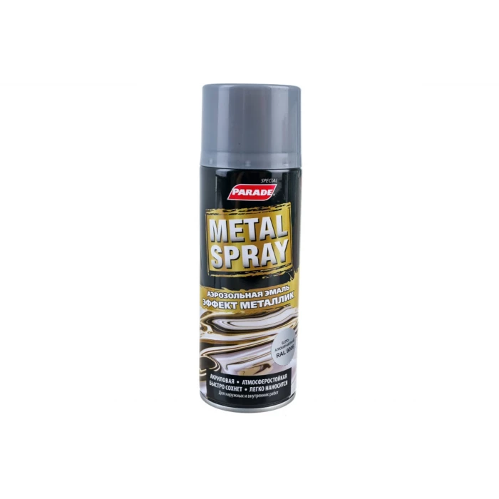 Аэрозольная эмаль PARADE METAL SPRAY RAL 9006 Бело-алюминиевый Лк-00008450