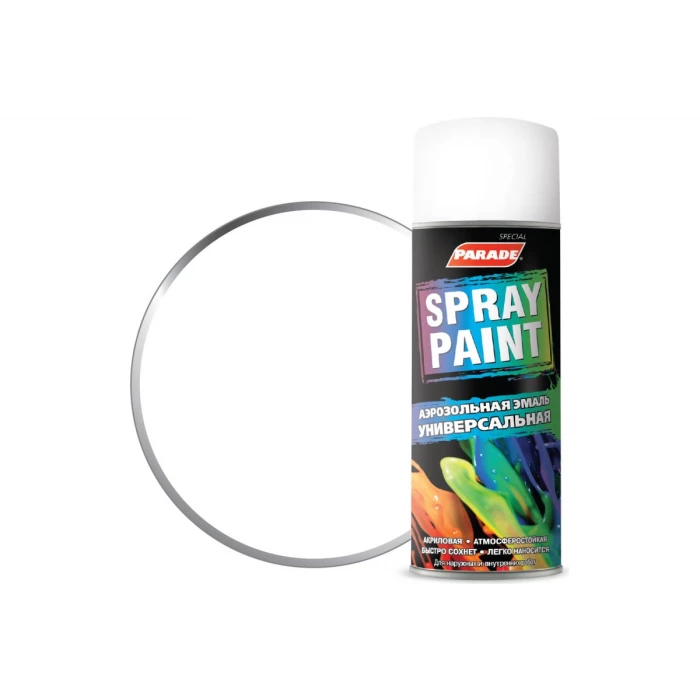 Аэрозольная эмаль PARADE SPRAY PAINT 1007 Белый мат. Лк-00001265