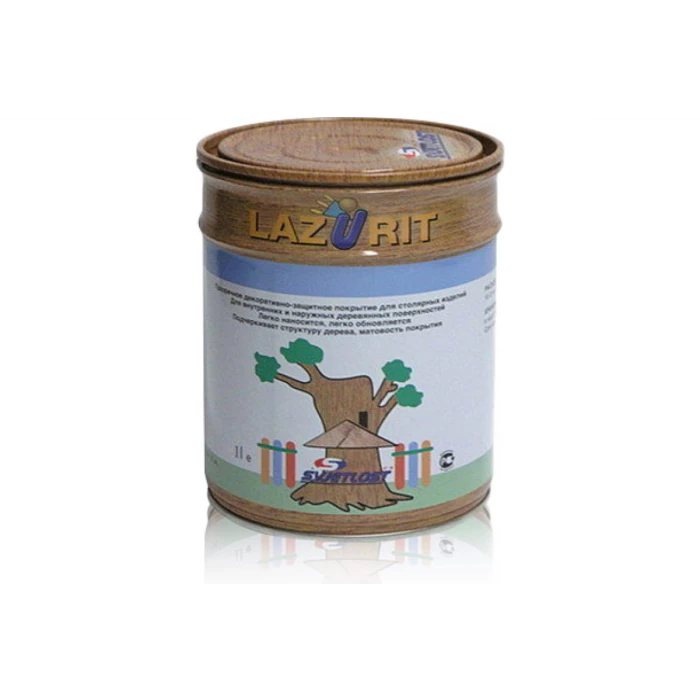 Декоративное покрытие для дерева Goodhim Lazurit голубой, 0,9 л 73010