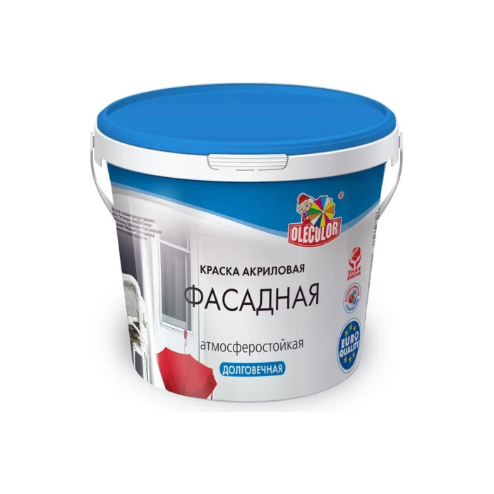 Водно-дисперсионная краска Olecolor (база С; фасадная; 19 л) 4300010495