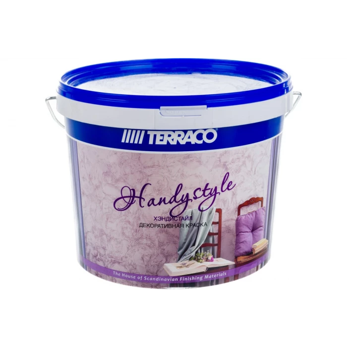 Декоративное покрытие TERRACO HANDYSTILE, перламутровое, HS 1001 5кг 6223510015
