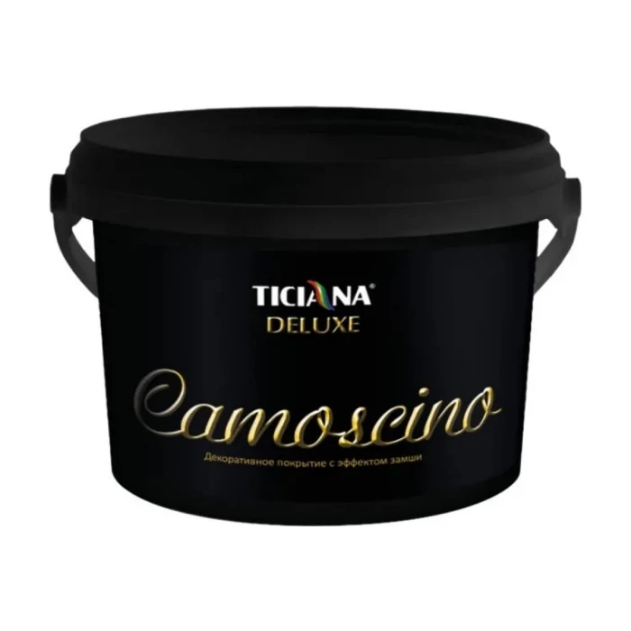 Декоративное покрытие с эффектом замши Ticiana DeLuxe Camoscino 4 л 4300002972