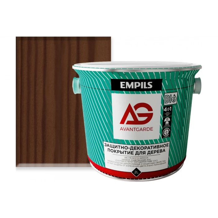 Защитно-декоративное покрытие для дерева Avantgarde красное дерево, 2 л, 2.1 кг 77944