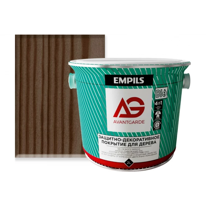 Защитно-декоративное покрытие для дерева Avantgarde палисандр, 2 л, 2.1 кг 77453