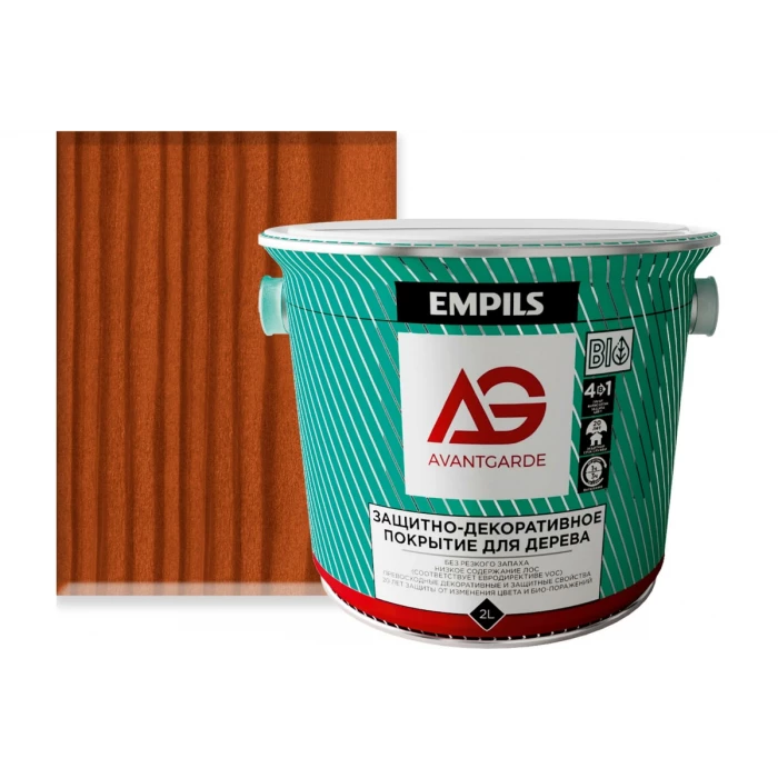 Защитно-декоративное покрытие для дерева Avantgarde тик, 2 л, 2.1 кг 77449