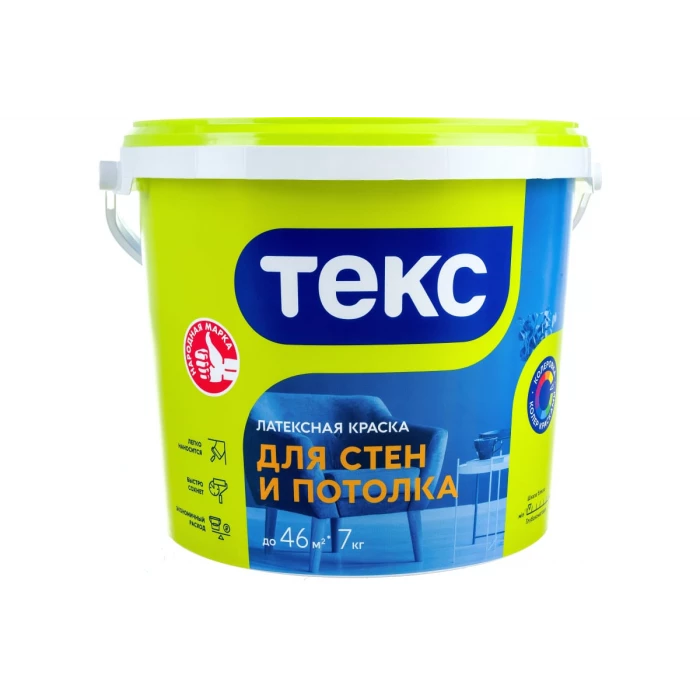 Интерьерная краска в/д Текс универсал 7 кг 19192