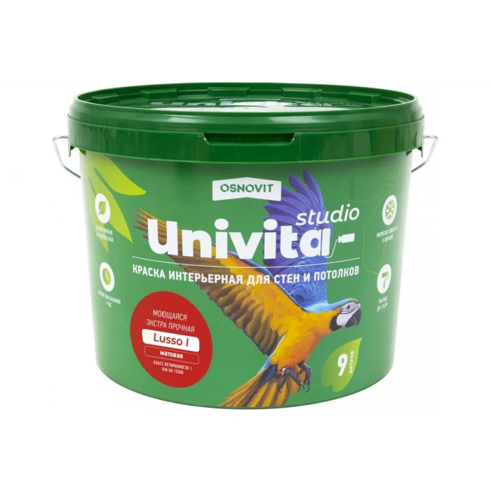 Интерьерная краска Основит Univita Studio Lusso I САс991 М7. База А, 9 л 93529