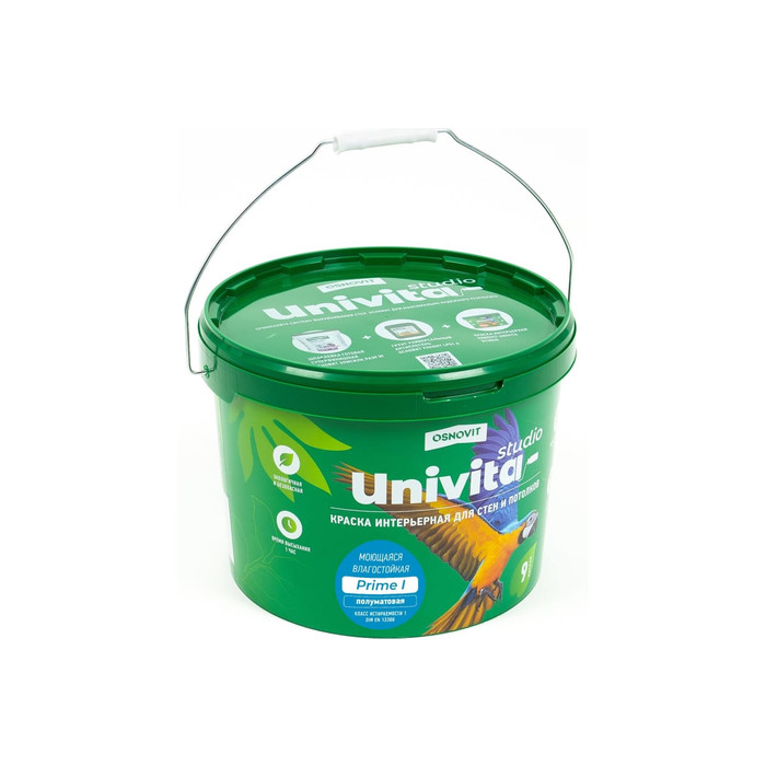 Интерьерная краска Основит Univita Studio Prime I САс991 ПМ20. База А, 9 л 84257 фото 2