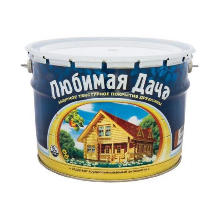 Защитно-декоративное покрытие РОГНЕДА Любимая Дача махагон, 9 л 1 45316