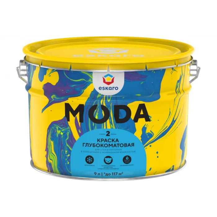 Краска Eskaro MODA 2 9 л K0203
