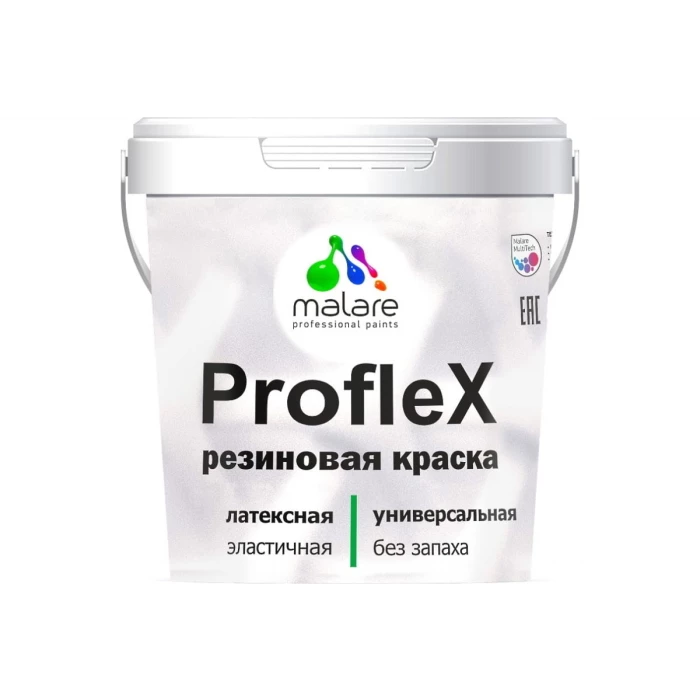 Краска MALARE ProfleX для фасадов, крыш и цоколей, летний бриз, 1 кг 2016325238002