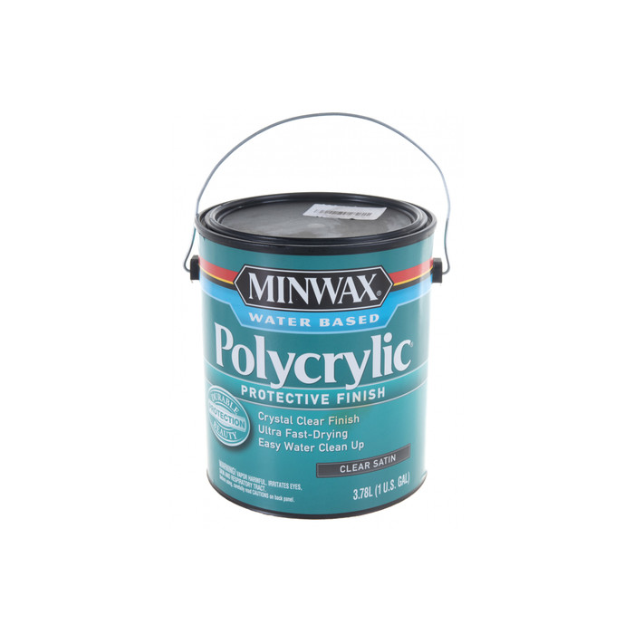 Защитное финишное покрытие Minwax Polycrylic Полуматовый 3.785 мл 13333 фото 2