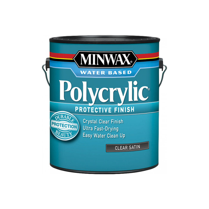 Защитное финишное покрытие Minwax Polycrylic Полуматовый 3.785 мл 13333