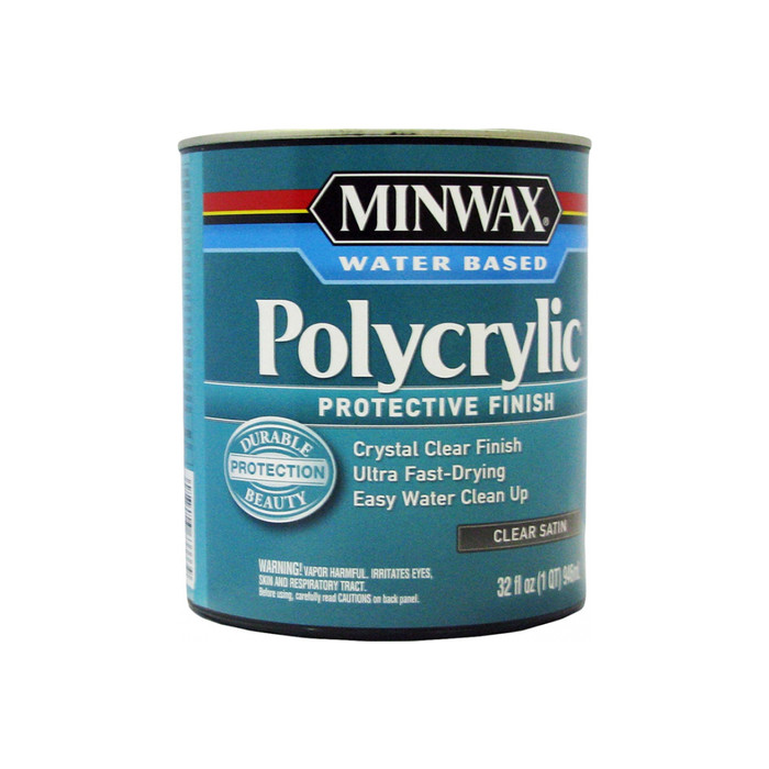 Защитное финишное покрытие Minwax Polycrylic Полуматовый 946 мл 63333