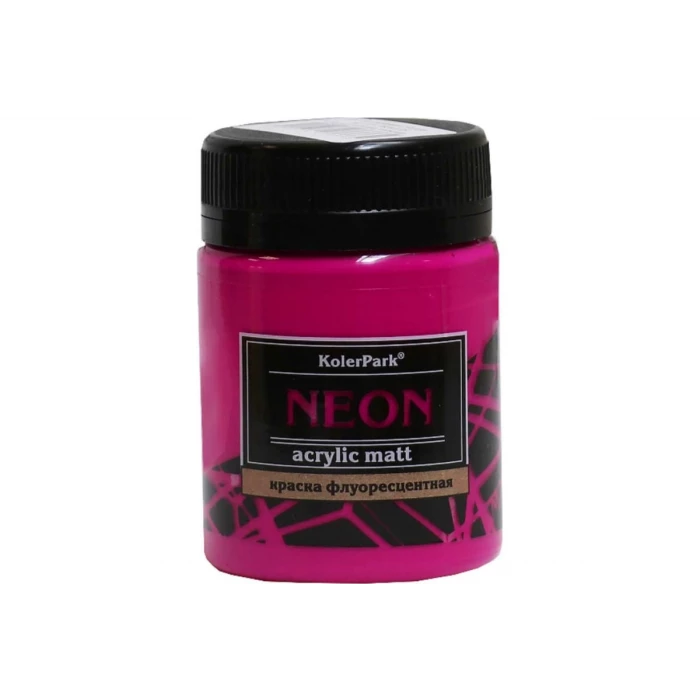 Краска акриловая флуоресцентная Palizh Koler Park NEON фиолетовая 50 мл 11607078