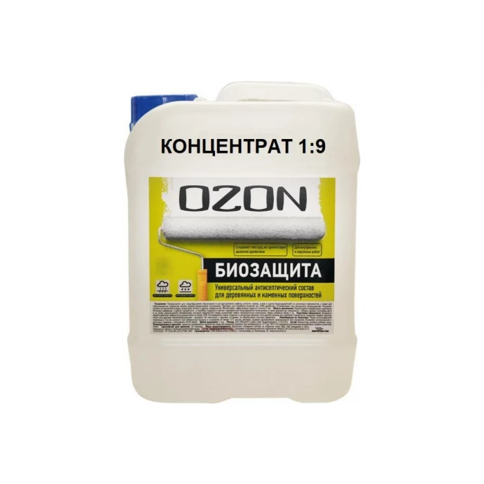 Концентрат защитного состава OZON БИОЗАЩИТА (антисептик; 10 л) БЗК-10