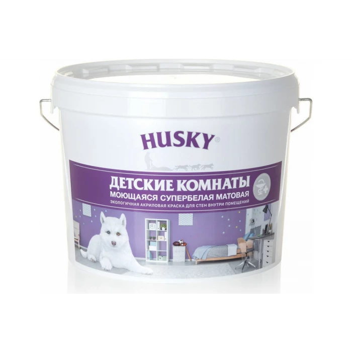 Краска для детских комнат HUSKY 9 л 28163