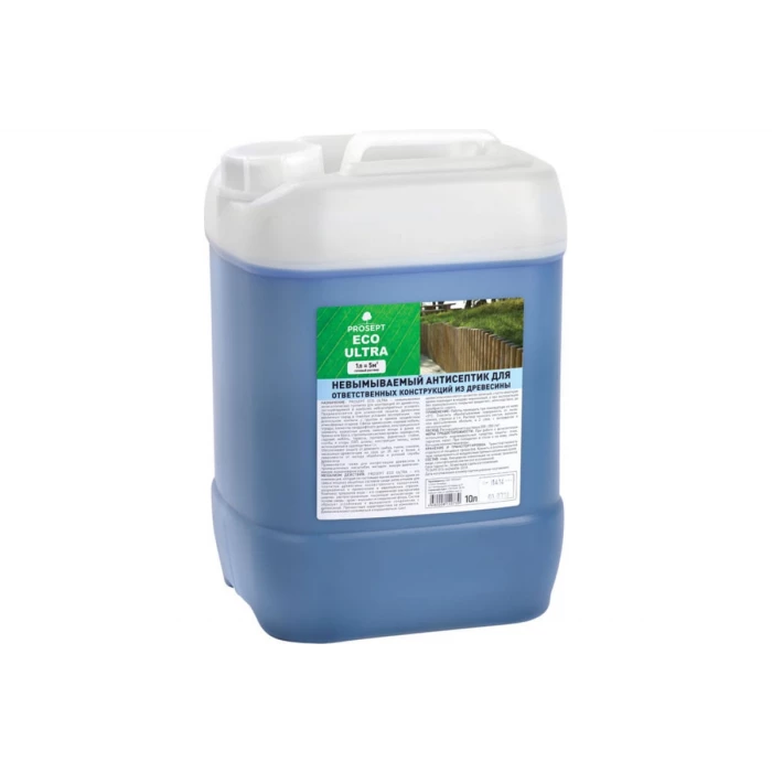 Невымываемый антисептик ECO ULTRA для ответственных конструкций (готовый состав) 10 л PROSEPT 017-10
