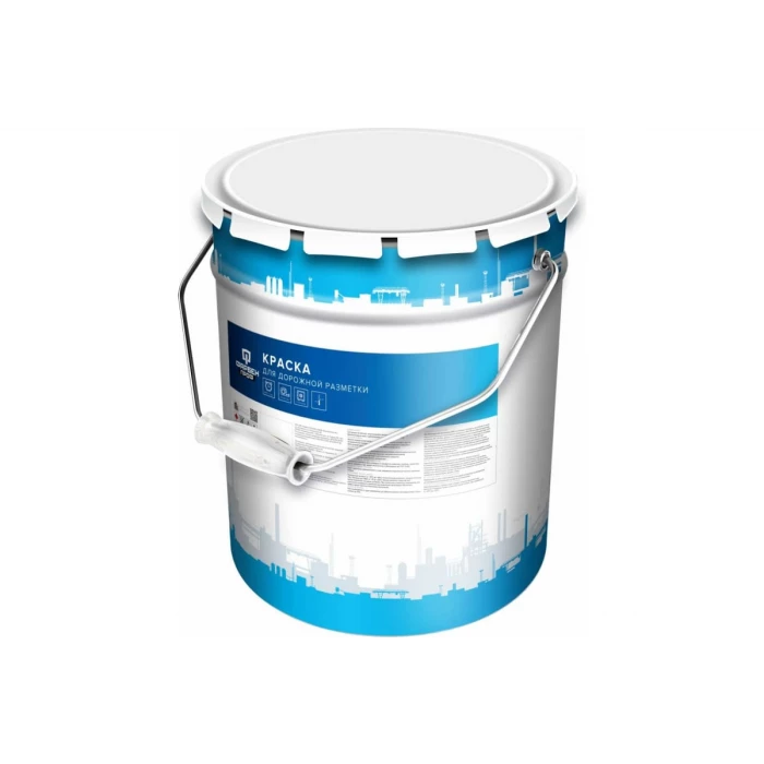 Краска для дорожной разметки Фарбен Проф черный, 25 кг 4300003826