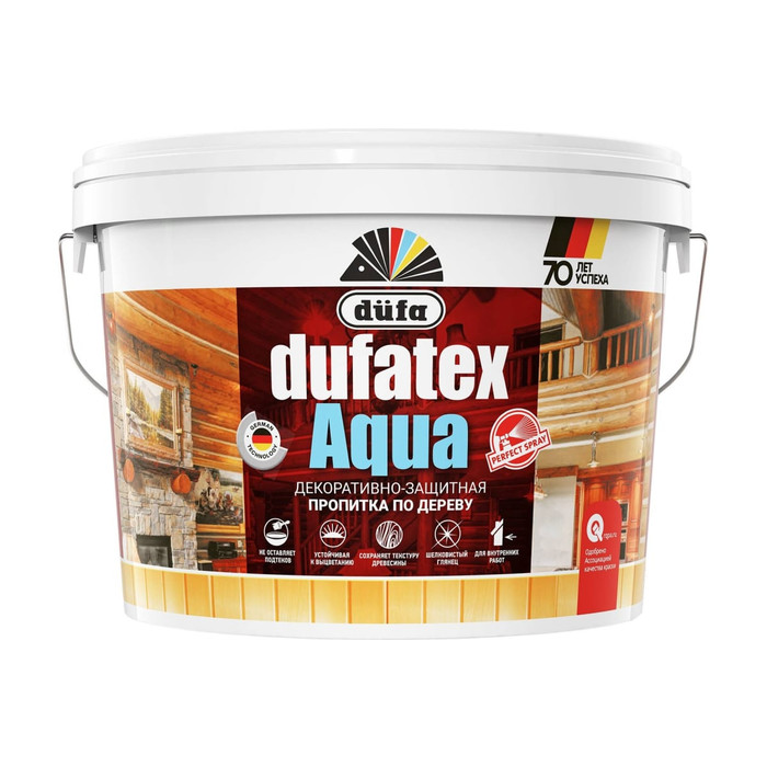 Пропитка Dufa TEX-AQUA белый, 2.5 л Н0000003496 фото 2