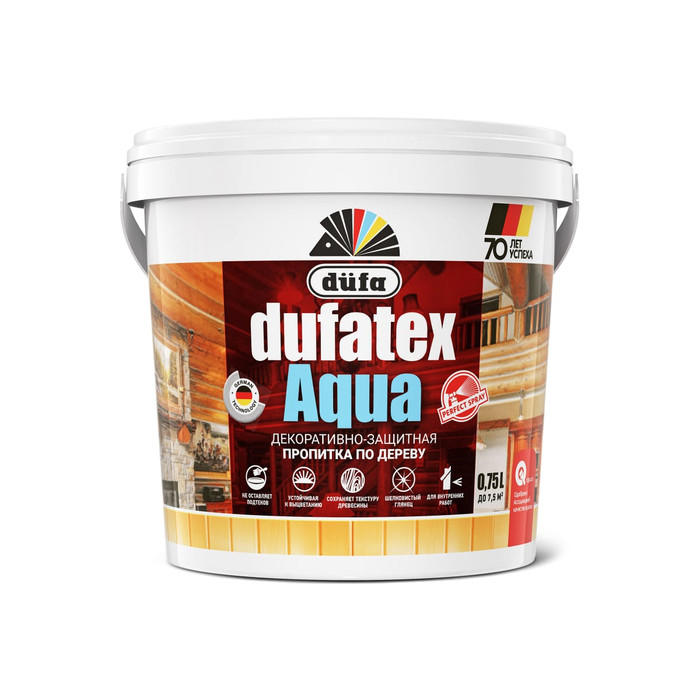 Пропитка Dufa TEX-AQUA бесцветный, 0.75 л Н0000003481