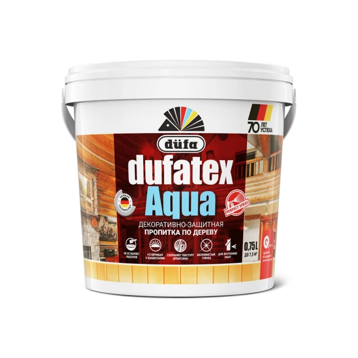 Пропитка Dufa TEX-AQUA бесцветный, 0.75 л Н0000003481