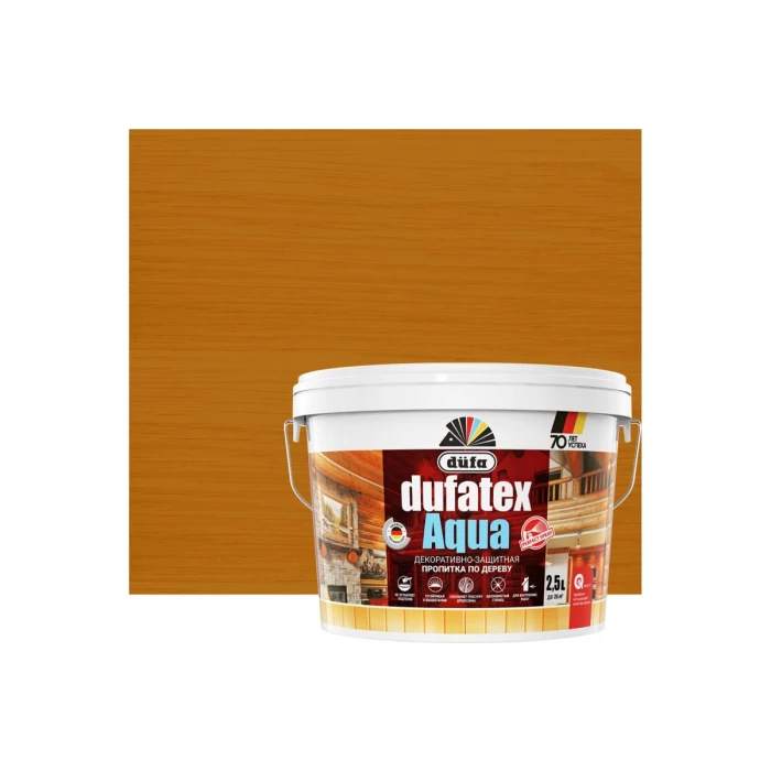 Пропитка Dufa TEX-AQUA сосна, 2.5 л Н0000003488