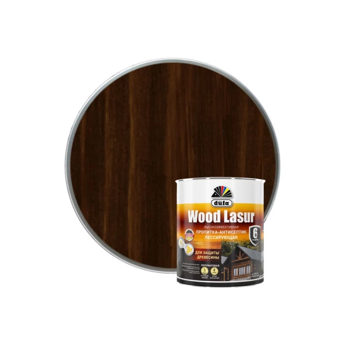 Пропитка Dufa WOOD LASUR палисандр 0,9 л МП00-008631