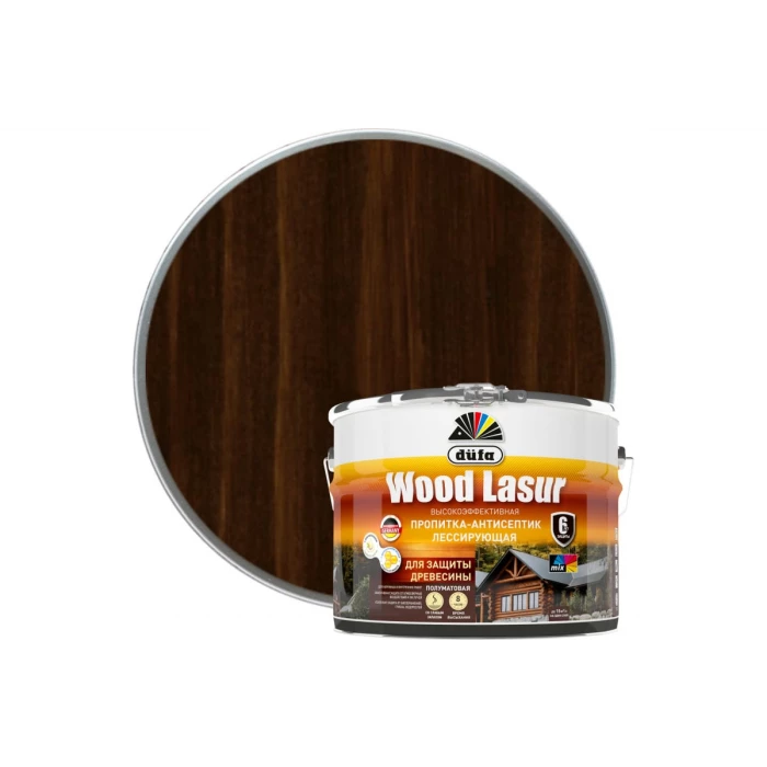 Пропитка Dufa WOOD LASUR палисандр 9 л МП00-008633