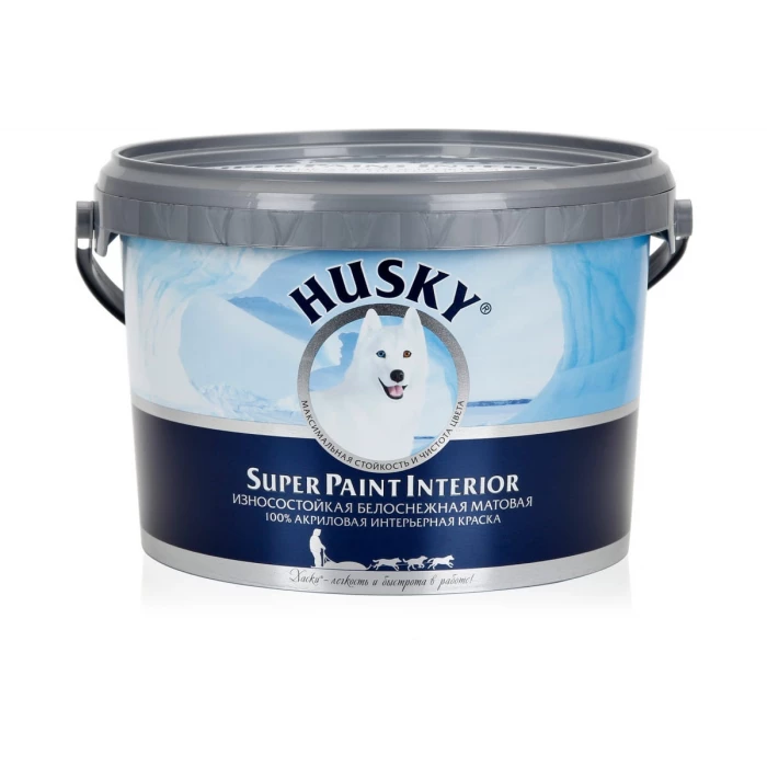 Краска интерьерная HUSKY SUPER PAINT INTERIOR 2,5 л 30556