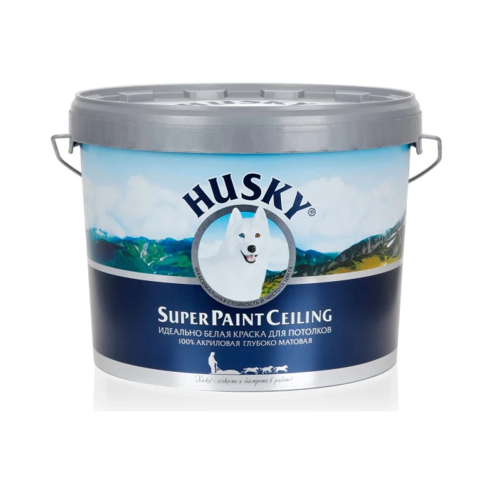 Краска потолочная HUSKY SUPER PAINT CELING 10 л 30565