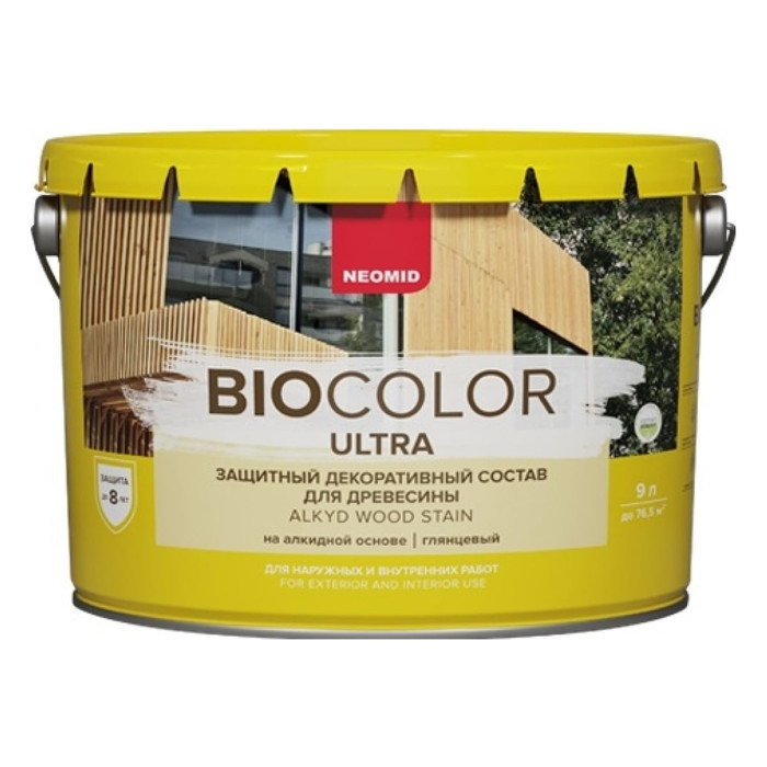 Пропитка Neomid BIO COLOR ULTRA NEW 2020 бесцветный 9 л Н -ULTRA-9/бесц