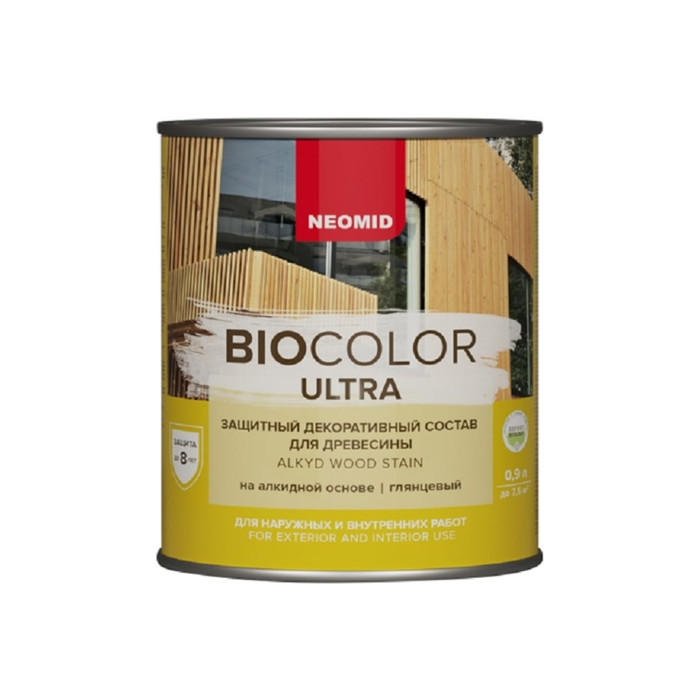 Пропитка Neomid BIO COLOR ULTRA дуб 0.9 л Н -ULTRA-0,9/дуб фото 2