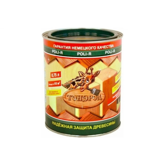 Пропитка Poli-R Тонэрол (белая береза; 0.75 л) 15277