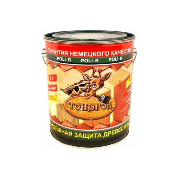 Пропитка Poli-R Тонэрол (махагон; 5 л) 15267