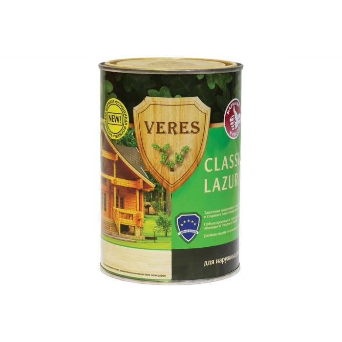 Пропитка Veres Classic Lazura №29 калужница 2.7 л 1/4 205667