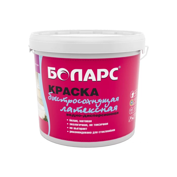 Латексная краска БОЛАРС (2100), 40 кг 00000005026