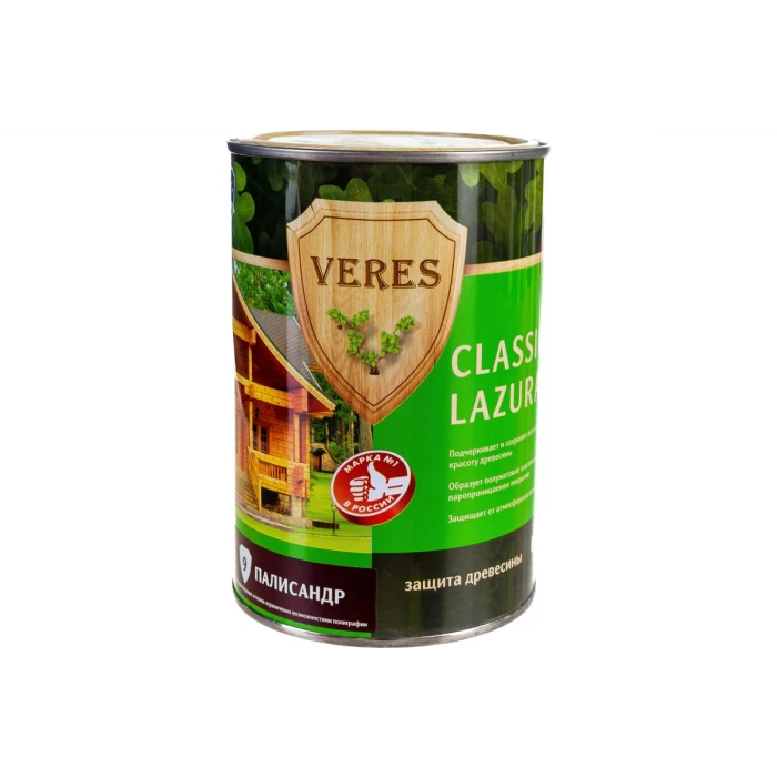 Пропитка Veres Classic Lazura №9 палисандр 0.9 л 1/6 42011