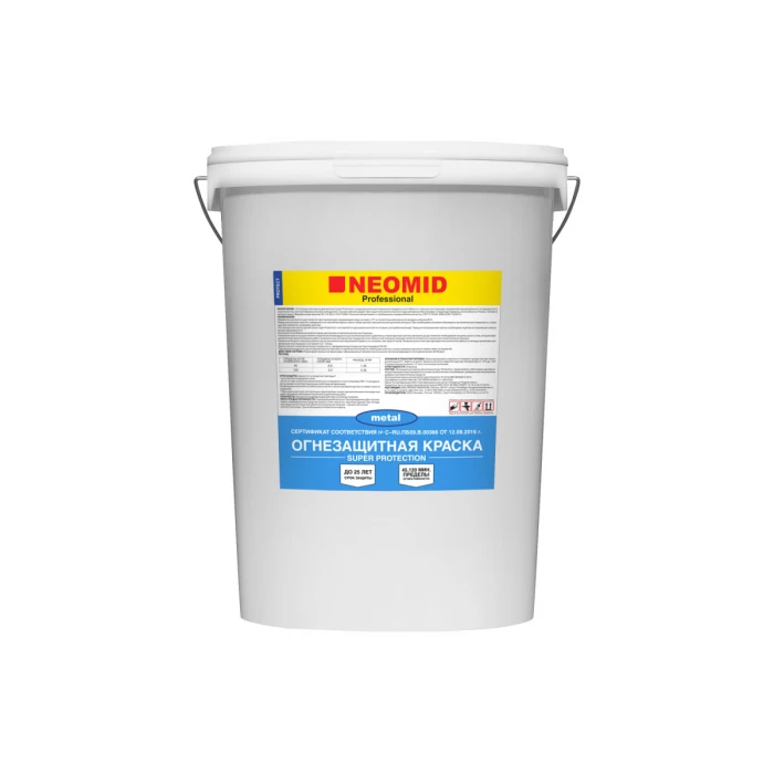 Огнезащитная краска для металла Neomid Super Protection 25 кг Н-ОГН-КРАСКА-МЕТАЛЛ-SP/25